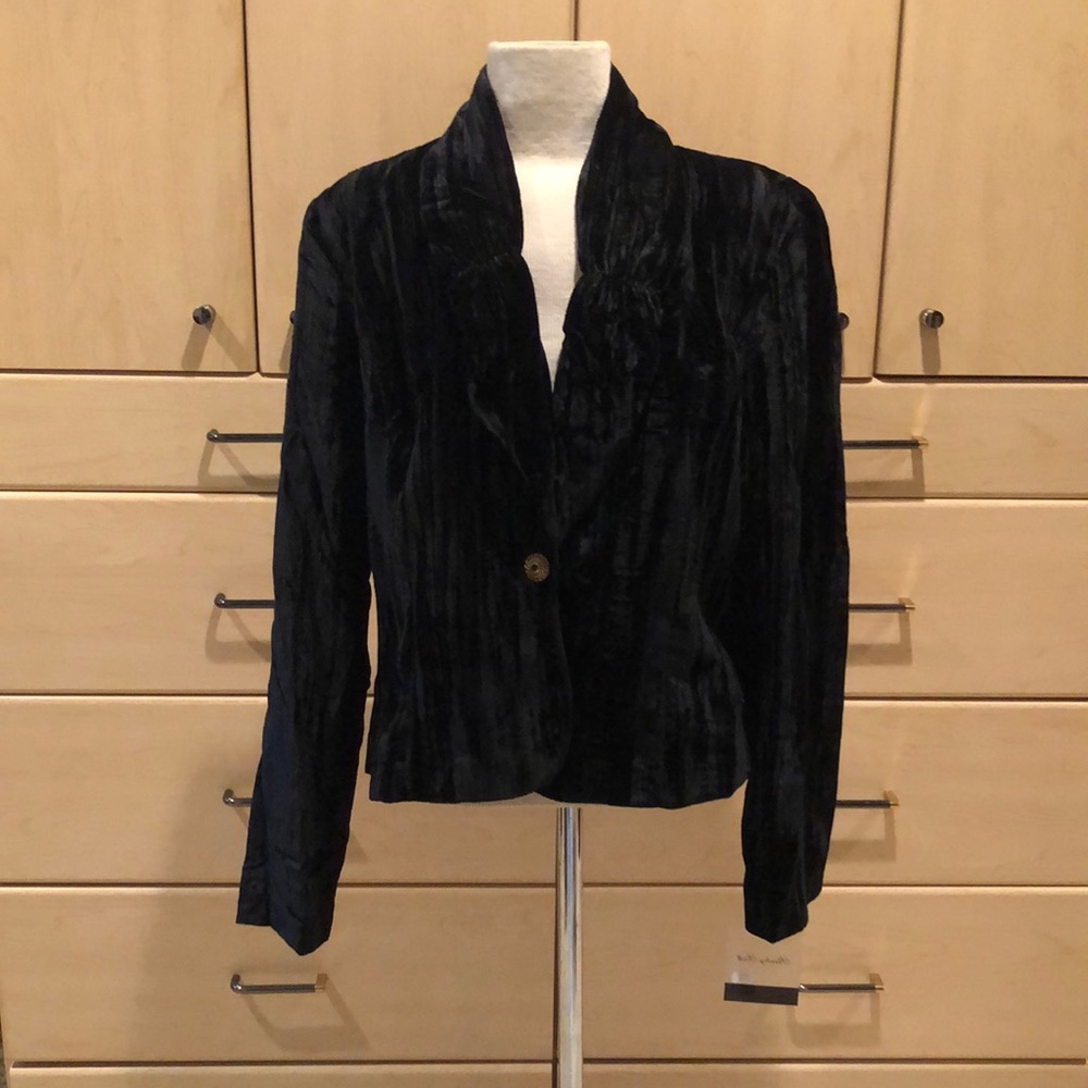 Black Velvet Blazer